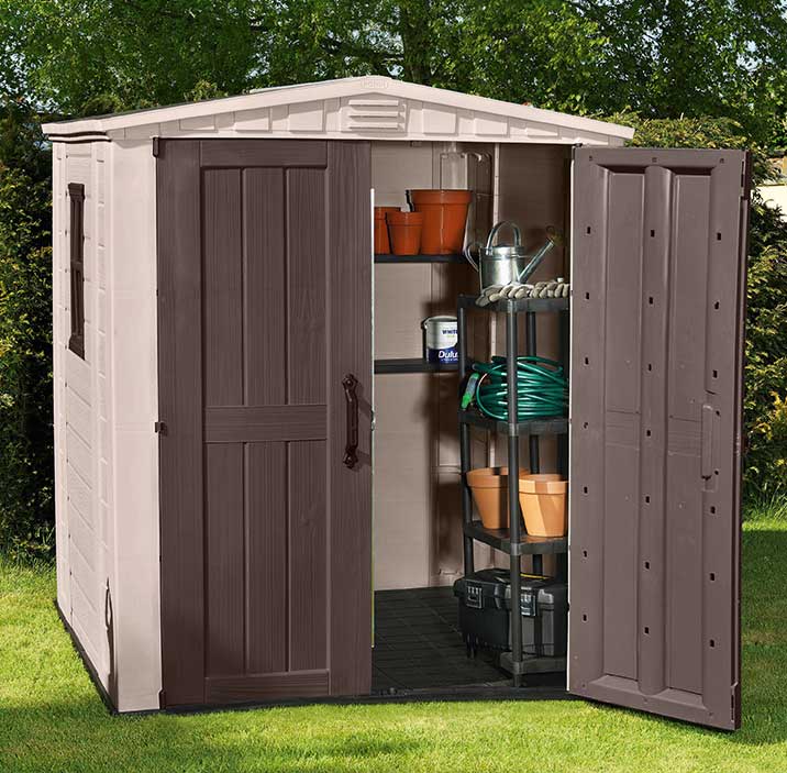 Baštenska montažna kućica - Šupa Keter Factor 6x6 CU 230452 - pogled 5
