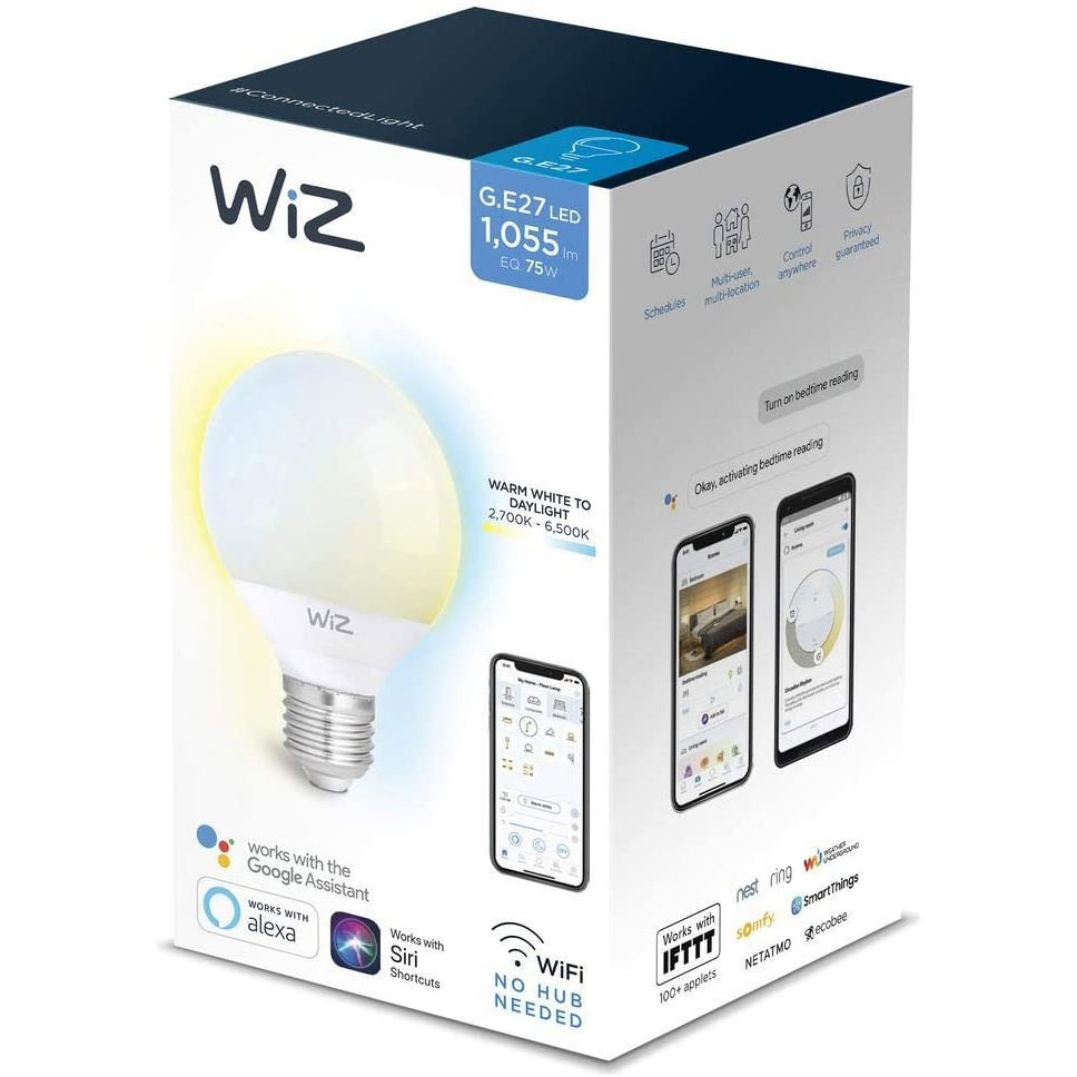 WiZ Smart E27 LED sijalica G95 dimabilna bela 927-65 - pogled 5