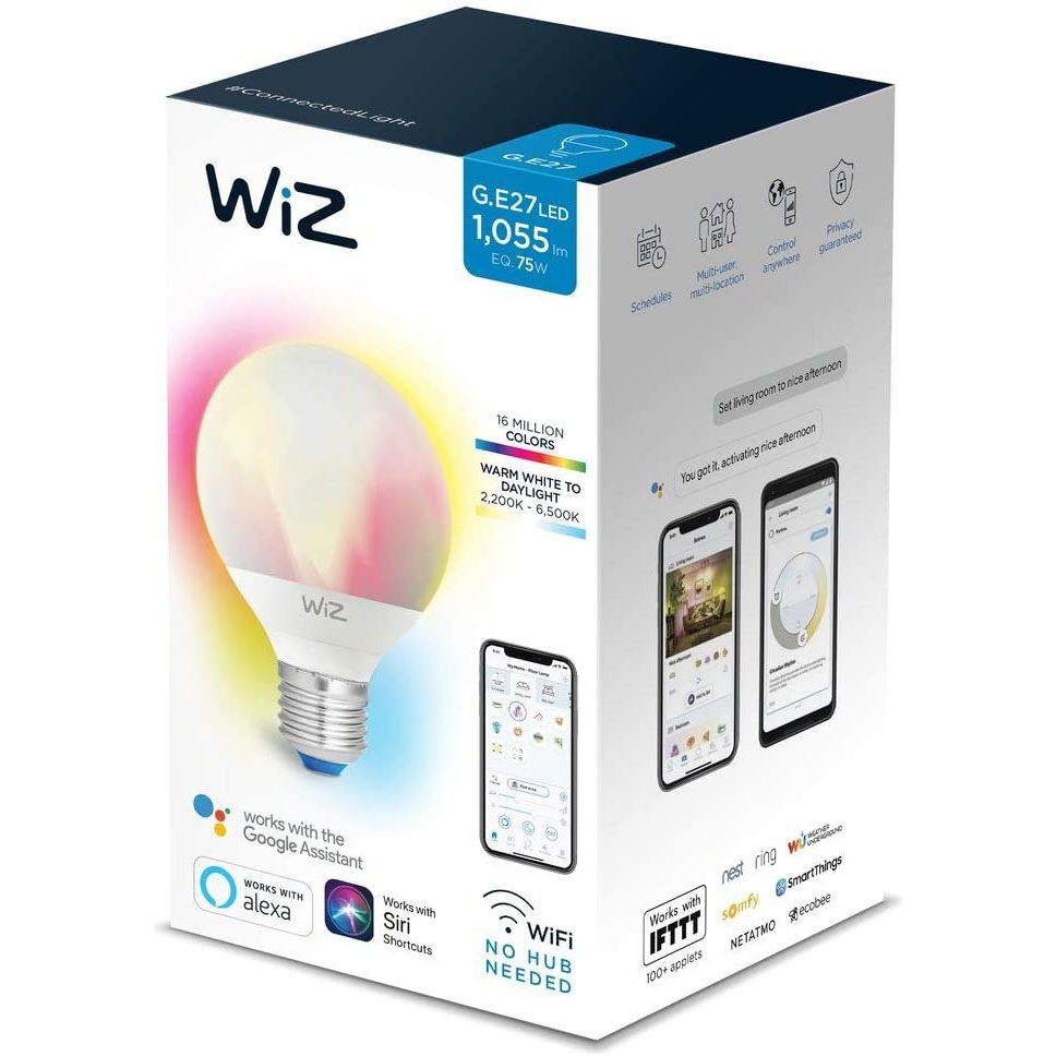 WiZ Smart E27 LED sijalica G95 dimabilna 16 miliona boja - pogled 5