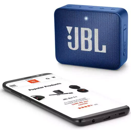 Vodootporni prenosni bluetooth zvučnik JBL GO 2 Blue - pogled 5