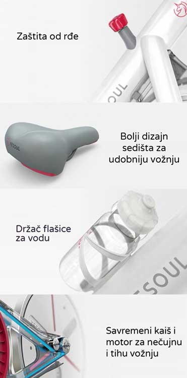 Sobni bicikl Xiaomi Yesoul S3 Black - pogled 5