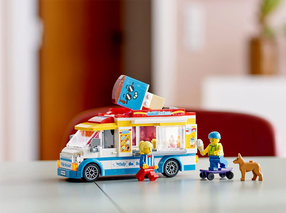 LEGO® City Kocke Kamion sa sladoledom 60253 - pogled 5