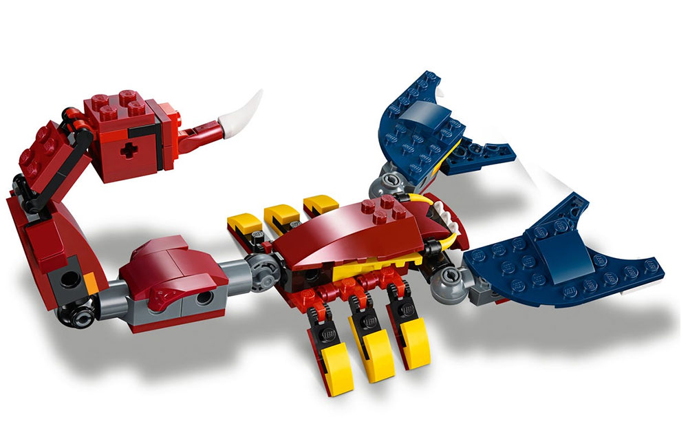 LEGO® Creator Kocke 3u1 Plameni zmaj 31102 - pogled 5