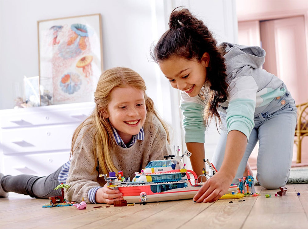 LEGO® FRIENDS Kocke Brod za spasilačke misije 41381 - pogled 5