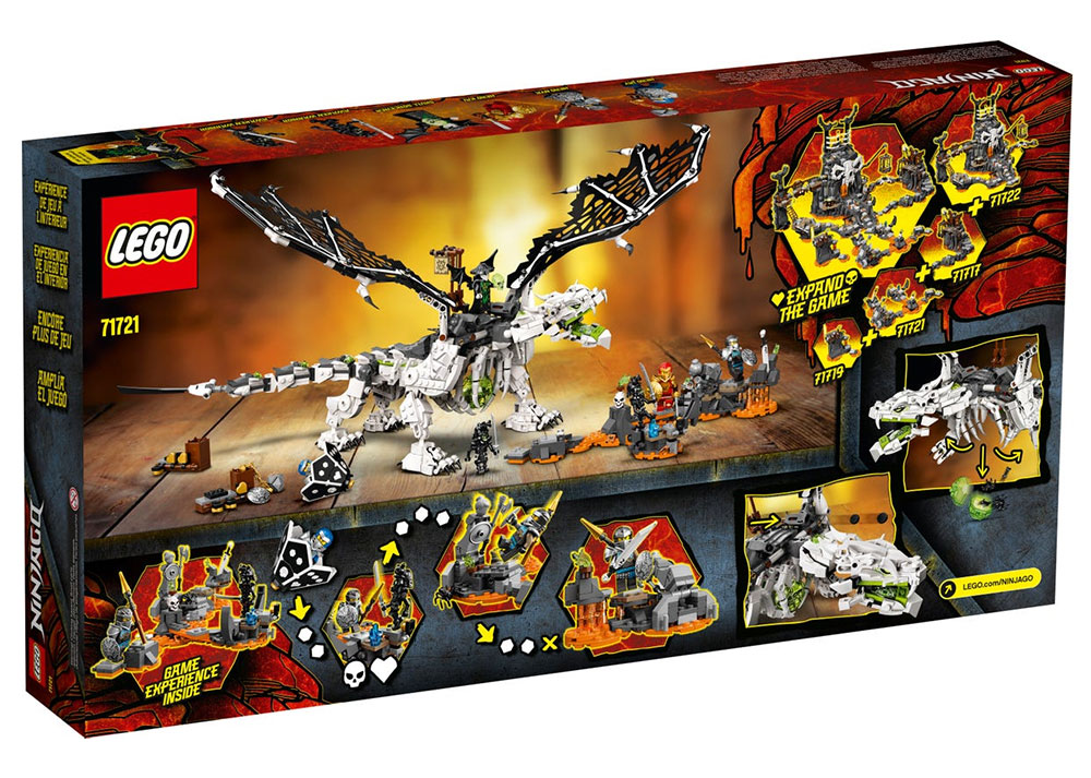 LEGO® Kocke NINJAGO Zmaj vrača Lobanje 71721 - pogled 5