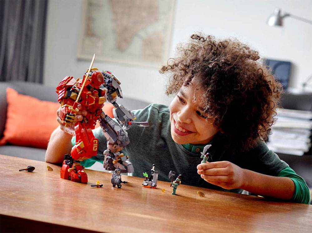 LEGO® Kocke NINJAGO Vatreno-kameni Meh 71720 - pogled 5