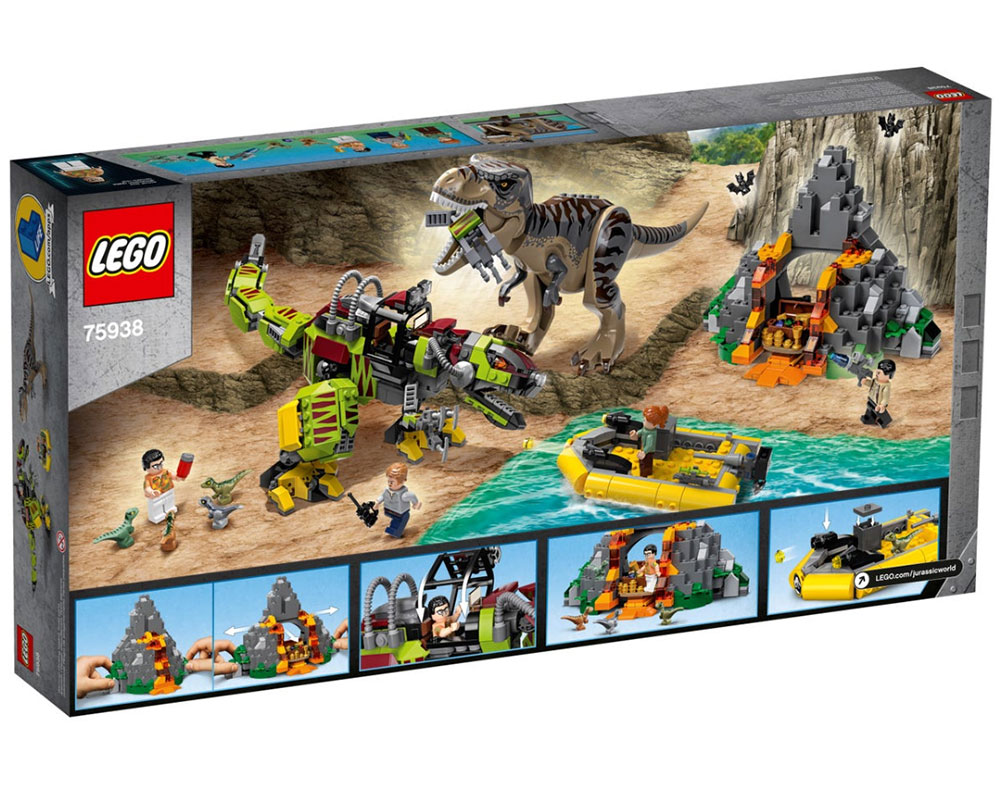 LEGO® Kocke Jurassic World - T Reks protiv Dinobota 75938 - pogled 5