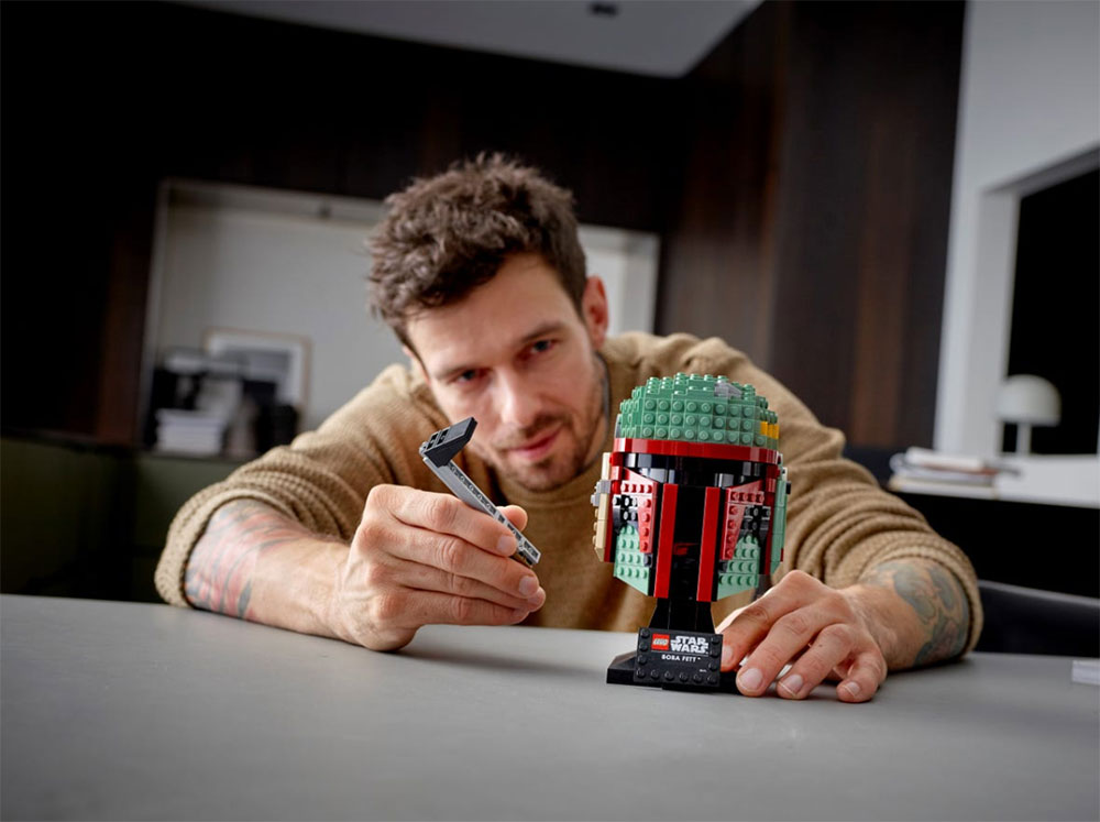 LEGO® Kocke STAR WARS™ - Boba Fet Kaciga 75277 - pogled 5