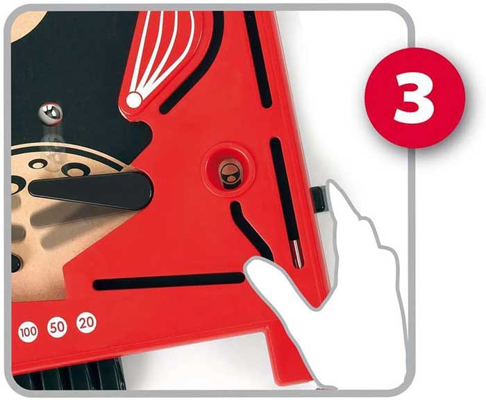 BRIO Igra spretnosti Fliper 52cm 34017 - pogled 5