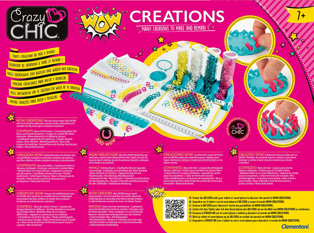Crazy Chic Kreativni set WOW Kreacije Clementoni 18540 - pogled 5