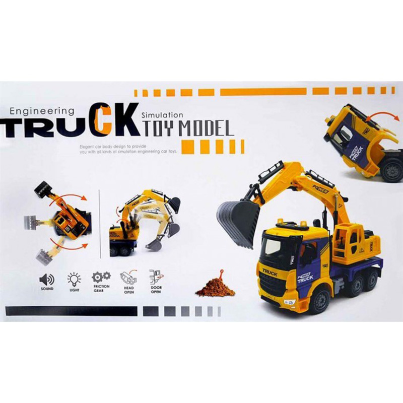 Igračka Građevinski kamion sa rovokopačem H998-40 861092 - pogled 5