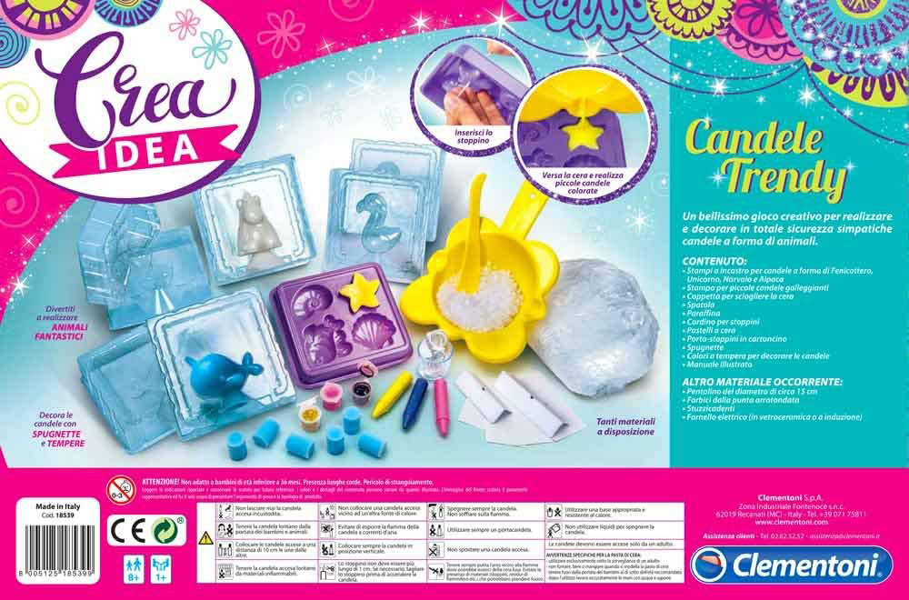 Clementoni Crea Idea Napravi trendi sveće 18563 - pogled 5