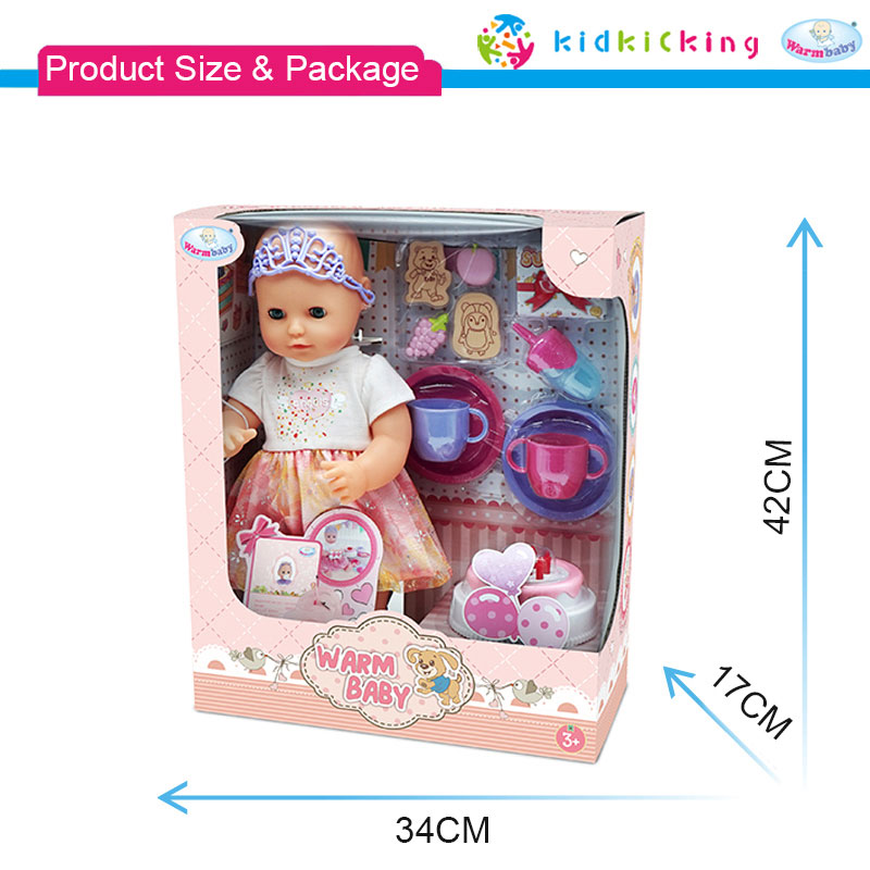 WARM BABY Lutka beba 42cm sa rođendanskim setom WZJ033A-1 858057 - pogled 5