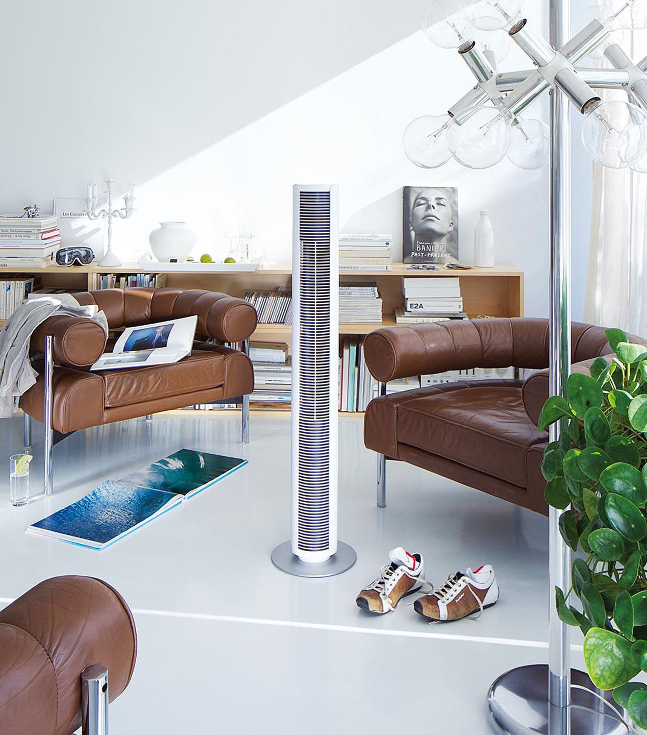 Rotirajući stubni ventilator Stadler Form Peter White - pogled 5