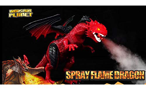 BEST LUCK Dinosaurus Zmaj SPRAY DRAGON na daljinski Crveni BE259038 - pogled 5