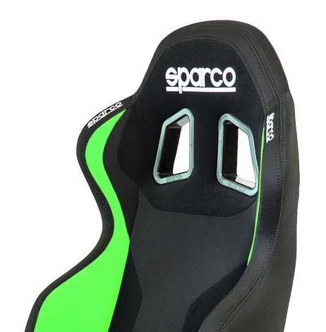 Gejmerska stolica Sparco Grip Crno-zelena 00989NRVF - pogled 5