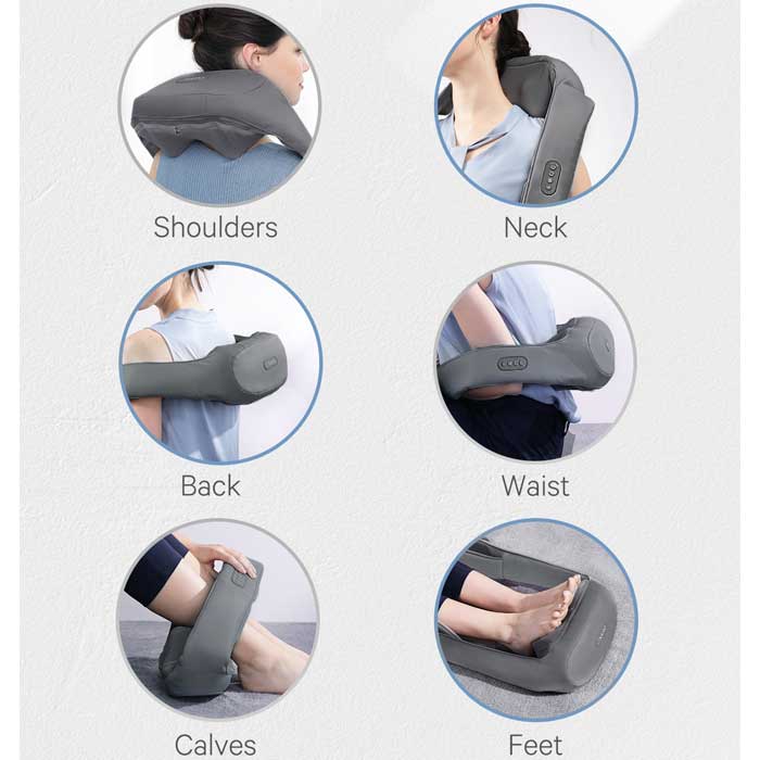 Bežični šijacu masažer sa punjivom baterijom Naipo oCuddle P1 - pogled 5