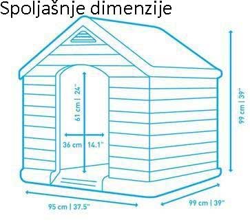 Kućica za pse Keter 221088 - pogled 5