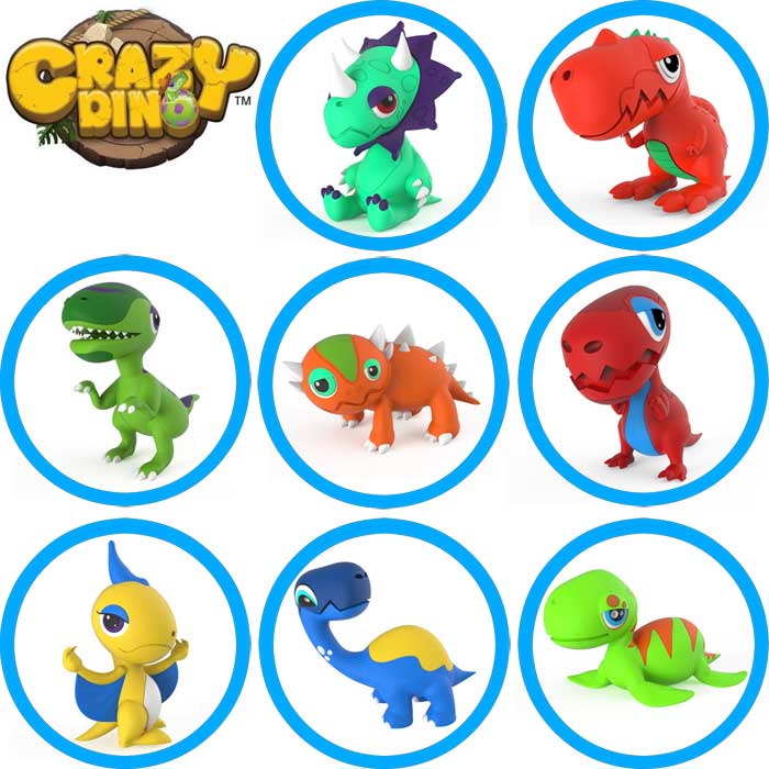 Crazy Dino Dinosaurus iznenađenja u jajetu - pogled 5