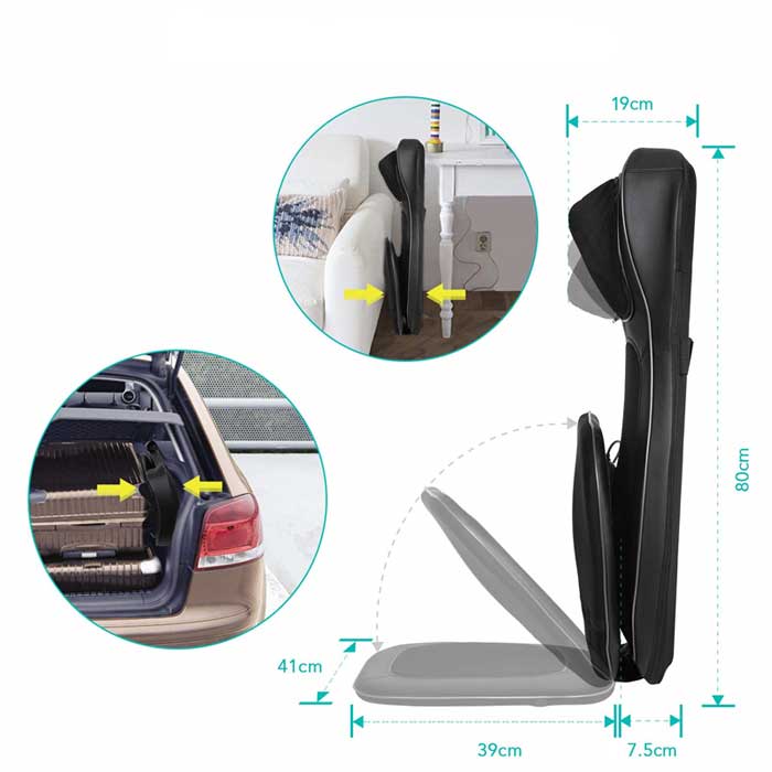 Šijacu masažna navlaka Naipo MGBK-C2030 - pogled 5