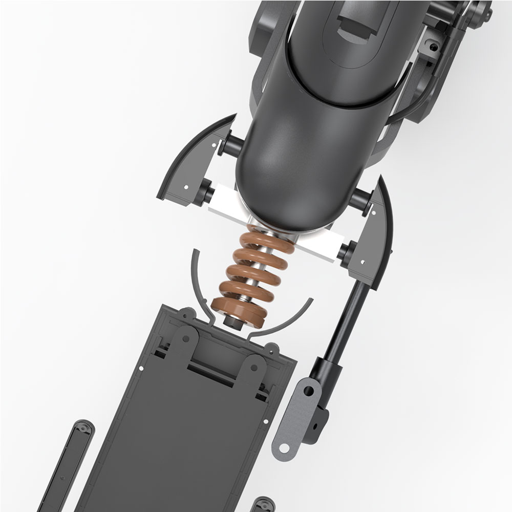 Električni trotinet MS Energy Neutron N3 beli - pogled 5