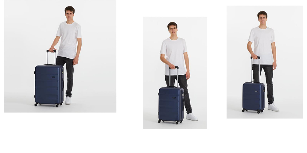 Komplet ABS kofera 75/65/55cm Roll Road Flex Navy Blue 5849462 - pogled 5