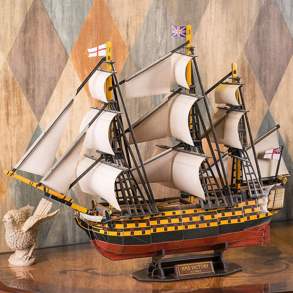 CUBIC FUN Maketa bojnog broda HMS Victory T4019h - pogled 5