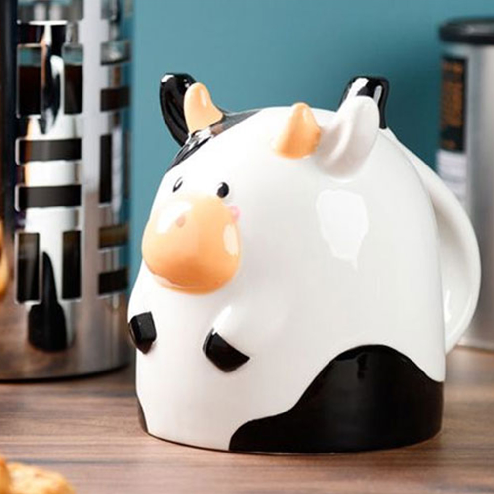 3D šolja sa tacnom Kravica - pogled 5