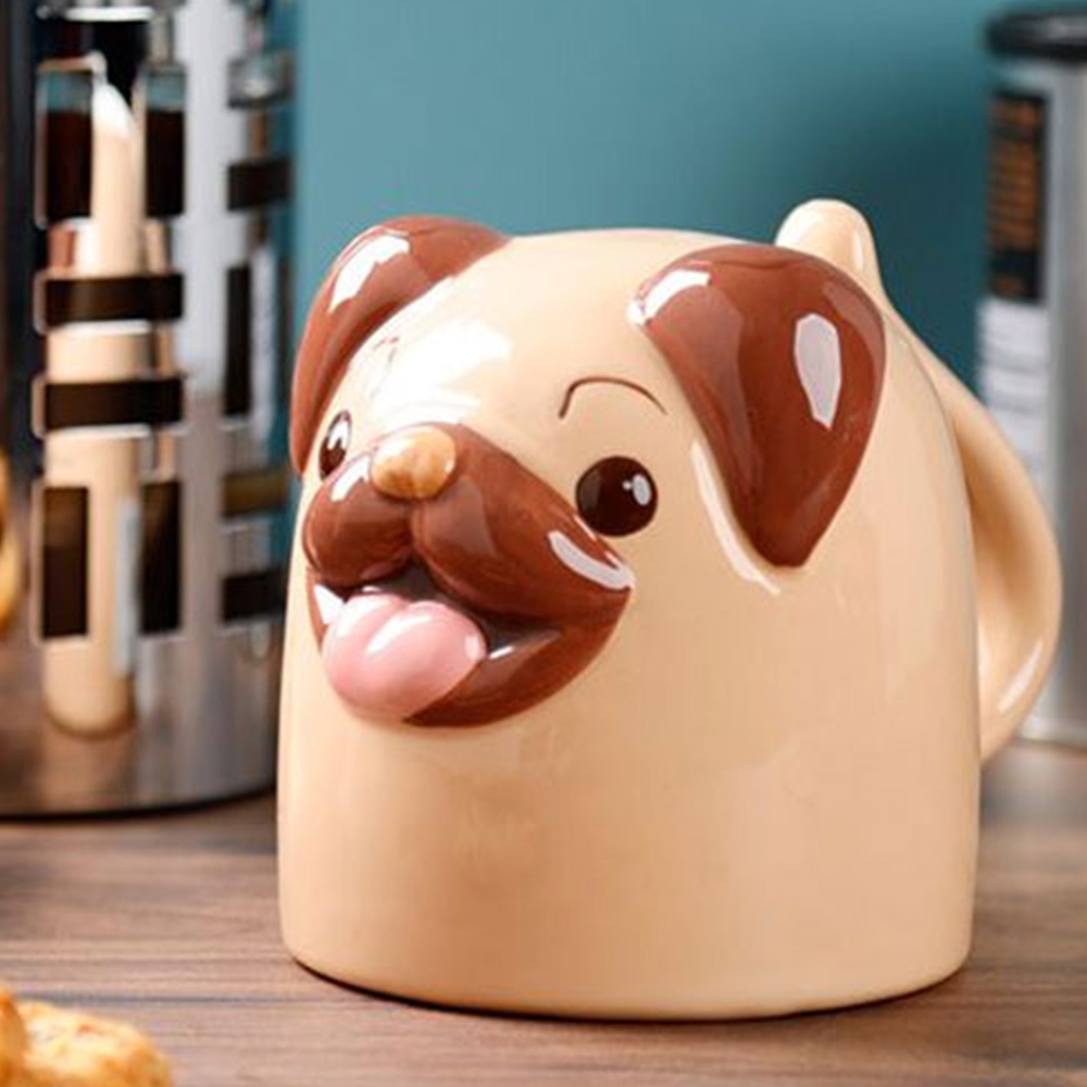 3D šolja sa tacnom Pas - pogled 5