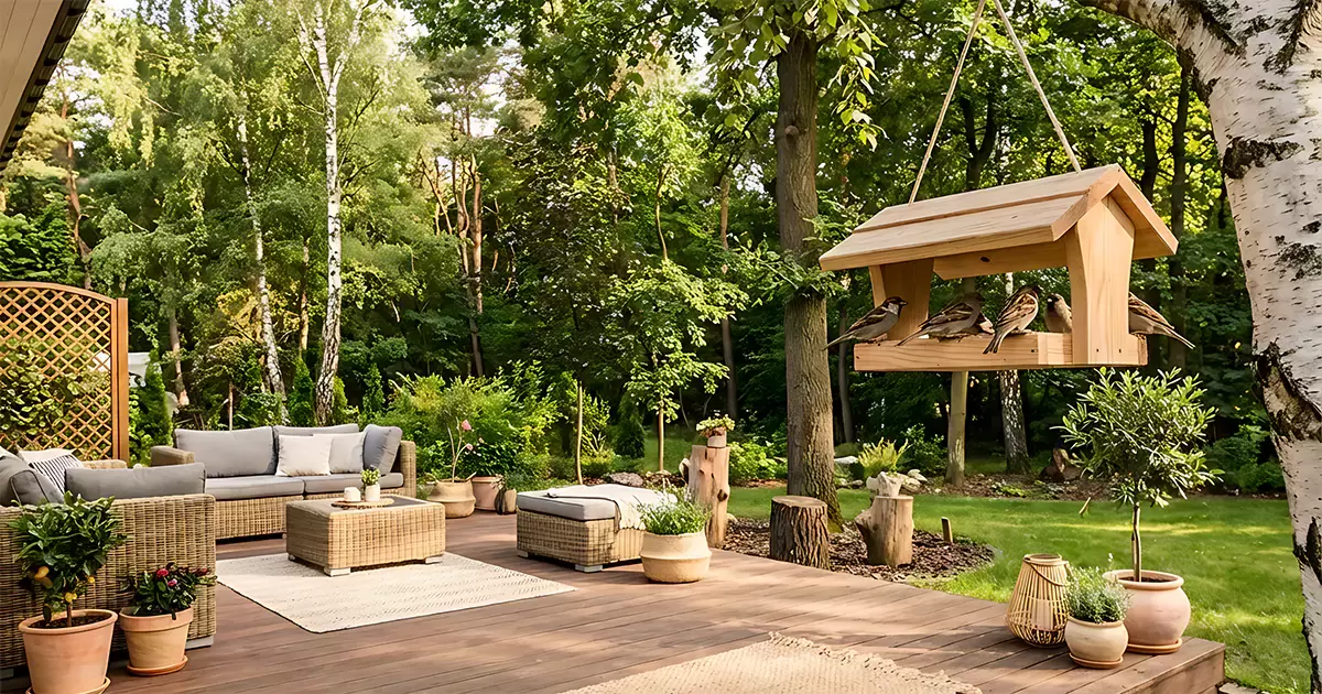 Dvorište koje cvrkuće. Napravite mali raj za ptice: Kompletan vodič kroz svet kućica i hranilica