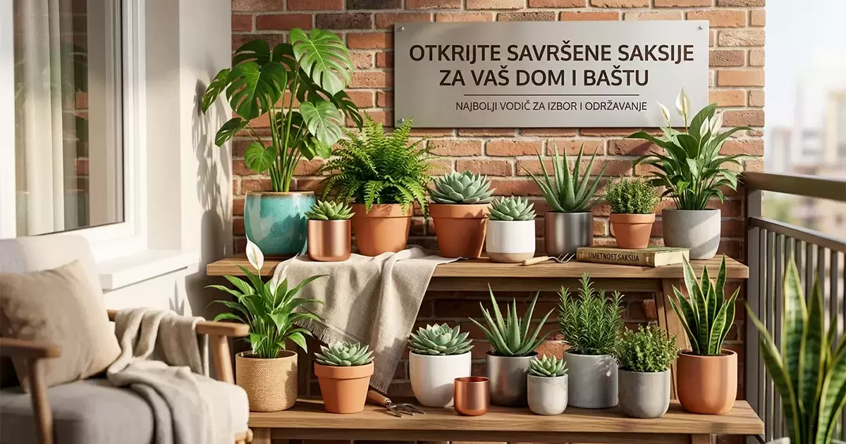 Kako izabrati savršenu saksiju za cveće: Stilski vodič za svaki prostor