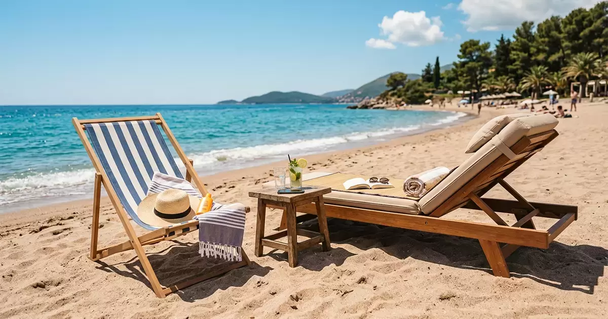 Stolica za plažu ili ležaljka: šta je bolji izbor? Kompletan vodič za kupovinu.
