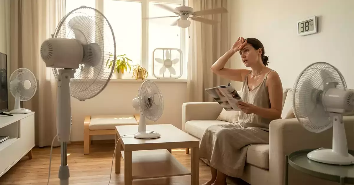 38 stepeni u stanu. Koliko ventilatora zaista treba — i da li zapravo rade nešto?
