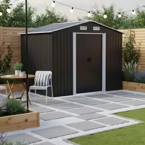 Pomoćna Metalna Kućica sa Kliznim Vratima 257 x 205 x 192 cm