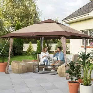 UPF 50 plus Sklopivi POPUP Gazebo 4 x 4 m podesive visine