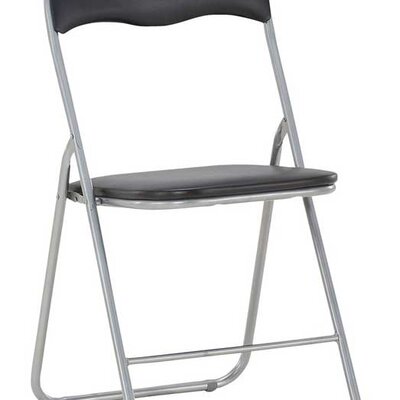 Sklopiva stolica Tom crno-siva