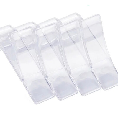 Kukice za peškire i radijator B22 set 4 komada, providne