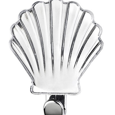 Kukica za peškire školjka providna B25, samolepljiva