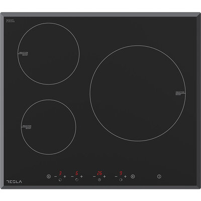 Ugradna indukciona ploča sa tri grejne zone Tesla HI6300MB
