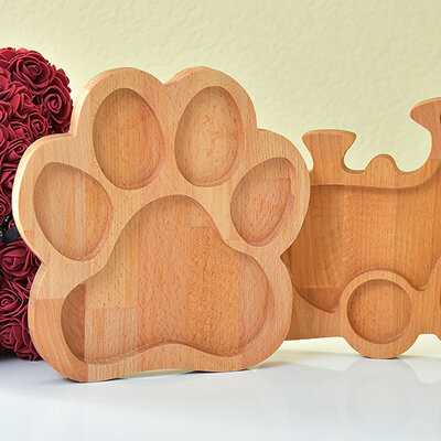 Daska od drveta bukve u obliku voza