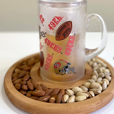 Držač za čašu od drveta bukve