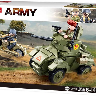 Sluban Kocke - Oklopno Vozilo - English Armored Vehicle M38-B0710