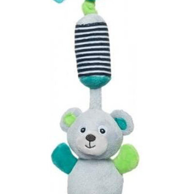 Canpol Baby plišana igračka sa zvečkom 68-054 Bears - sivi