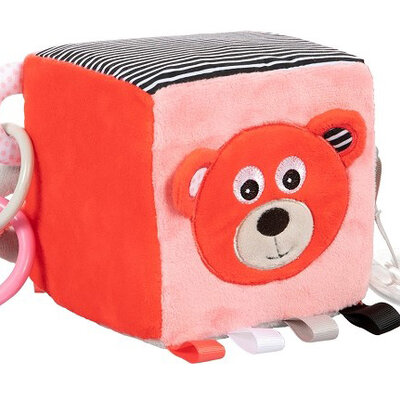 Canpol Baby plišana igračka kocka meda-Koral 68/073