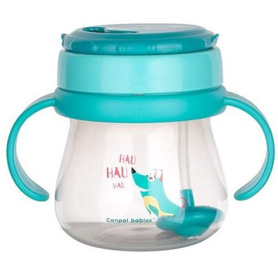 Canpol inovativna šolja za bebe sa slamčicom 250ml 9m+