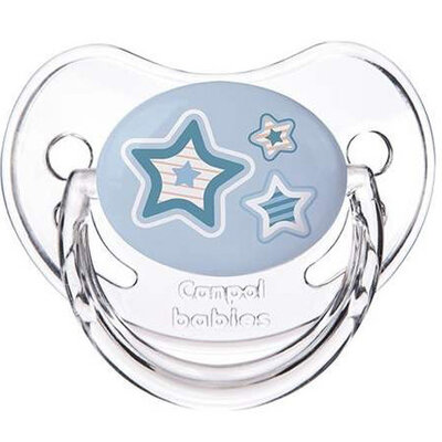Canpol Orthodontic babies silikonska varalica 18M + 22/567 Stars Newborn Baby