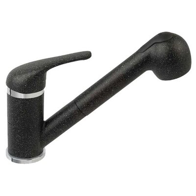 Slavina sa tušem u boji granitne sudopere Freya crna BFR8B