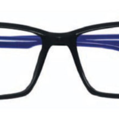 Prontoleggo Naočare za čitanje sa dioptrijom KING crne sa plavim drškama