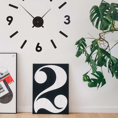 Veliki Samolepljivi Zidni 3D Sat