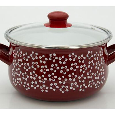 Infinity emajlirana šerpa sa poklopcem 6l